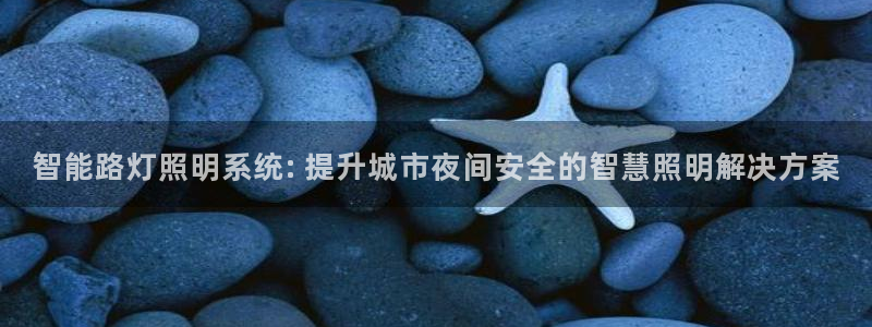 千亿国际(唯一)平台:智能路灯照明系统: 提升城市夜间安全的智慧照明解决方案