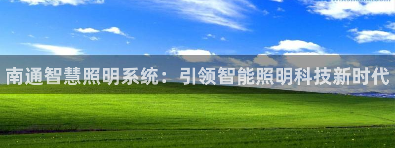 千亿国际pt游戏:南通智慧照明系统:引领智能照明科技新时代