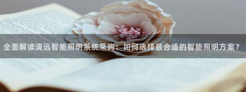 千亿国际欧阳文昊怎么样：全面解读清远智能照明系统采购：如何选择最合适的智能照明方案？