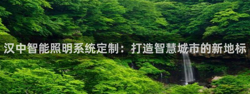 千亿国际游戏登录:汉中智能照明系统定制:打造智慧城市的新地标