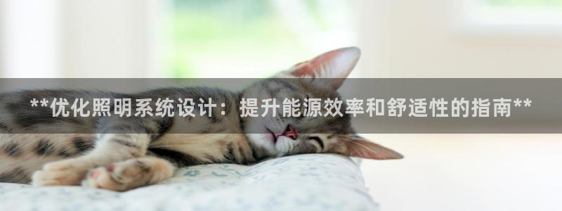 千亿国际是什么平台啊：**优化照明系统设计：提升能源效率和舒适性的指南**