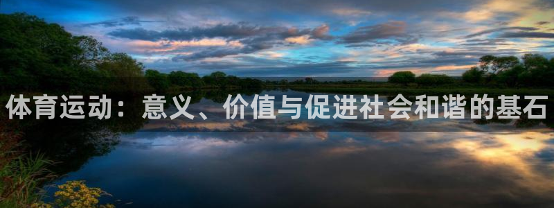 ug环球官网：体育运动：意义、价值与促进社会和谐的基石