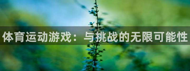 ug环球官网登录入口：体育运动游戏：与挑战的无限可能性